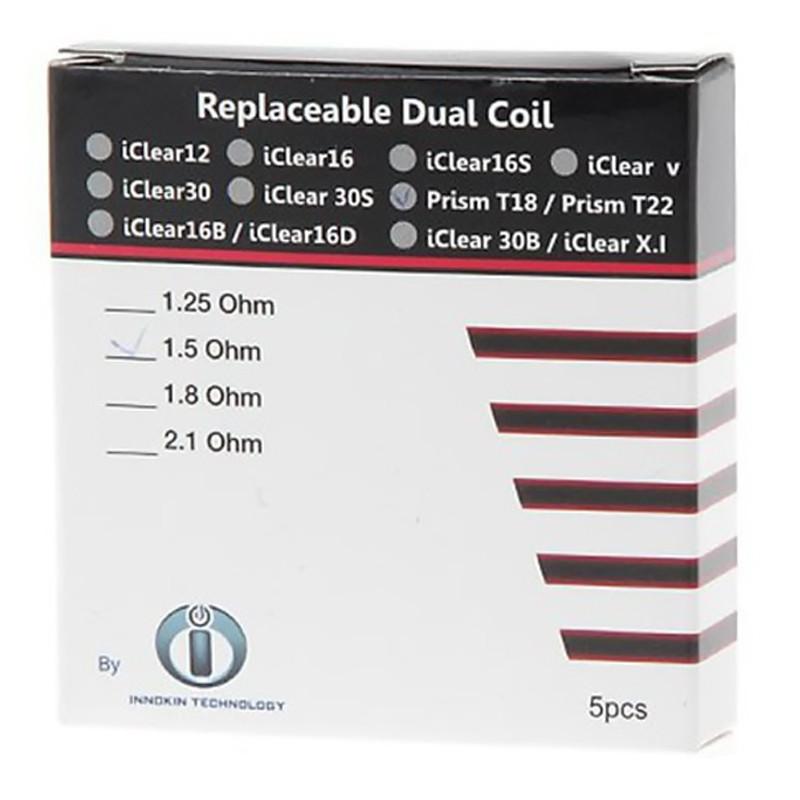 Innokin - T18/T22 Replacement Coils (5 Pack) by Innokin sold by Vapoureyes NZ