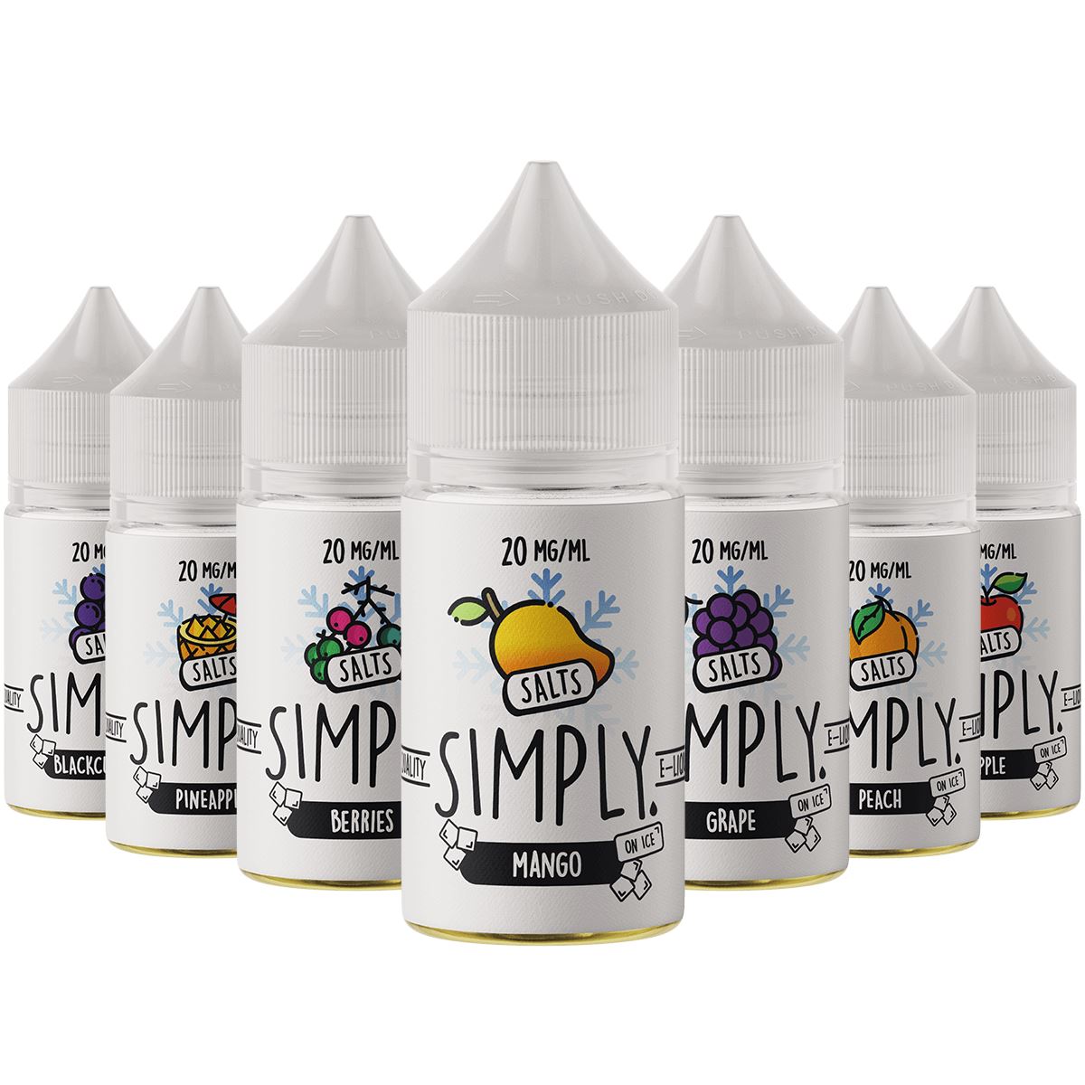 Simply Salts on Ice Tasting Pack! - Vapoureyes