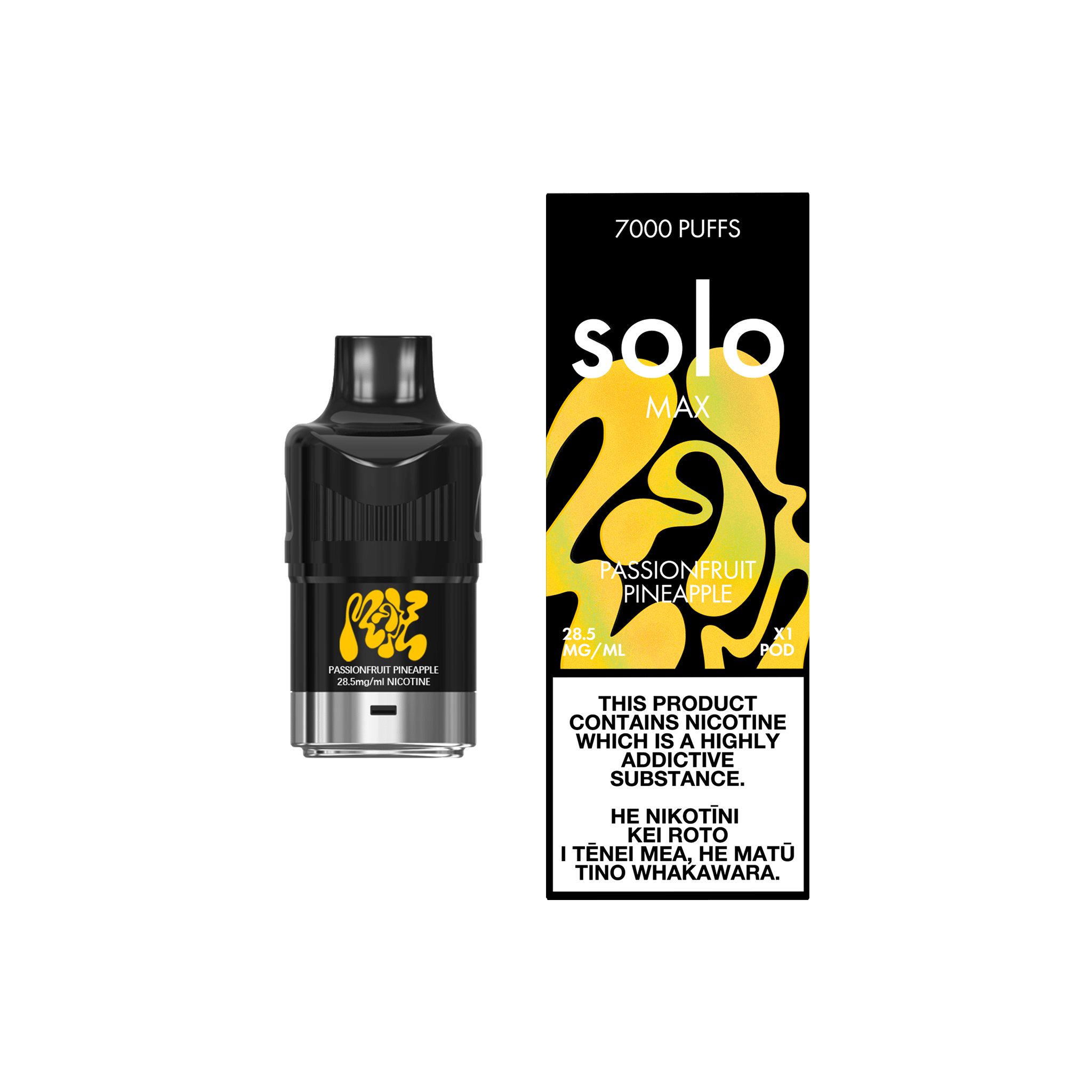 solo MAX Pod - Passionfruit Pineapple - Vapoureyes