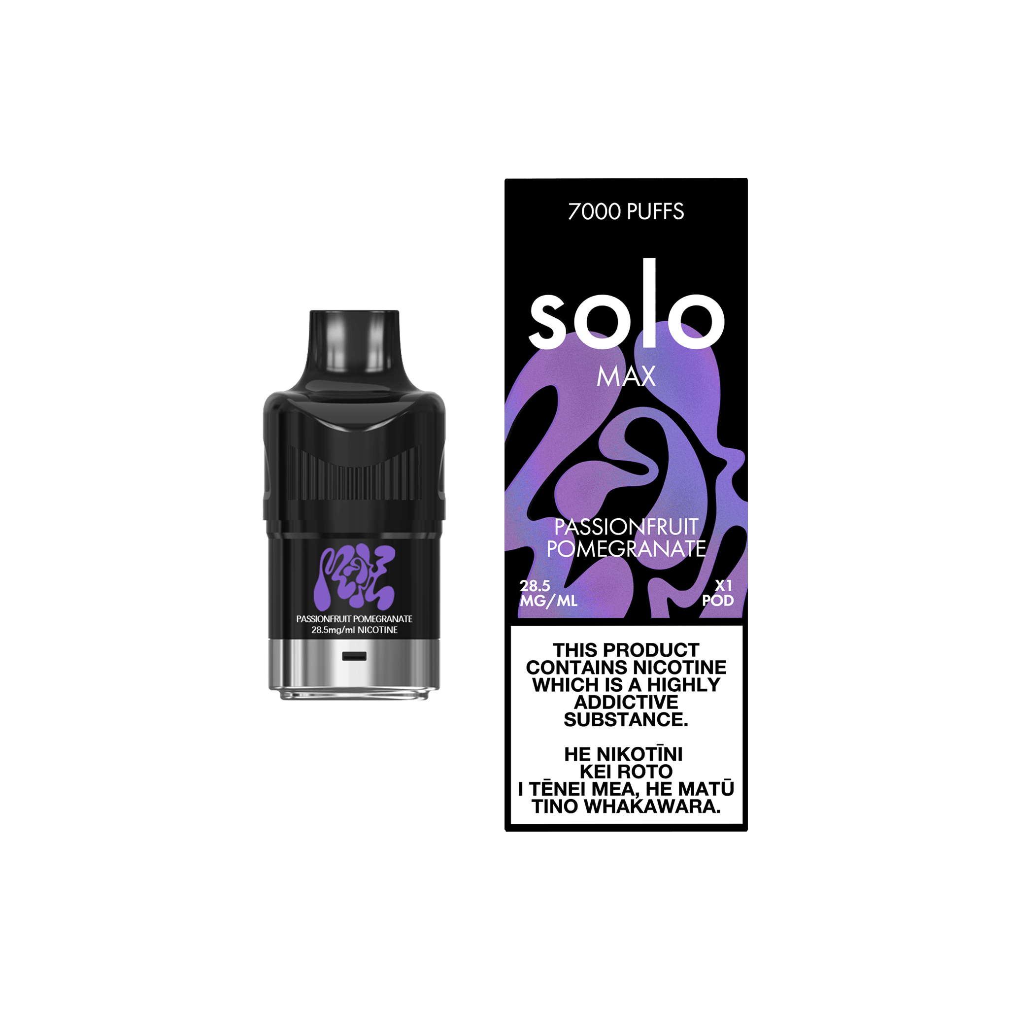 solo MAX Pod - Passionfruit Pomegranate - Vapoureyes
