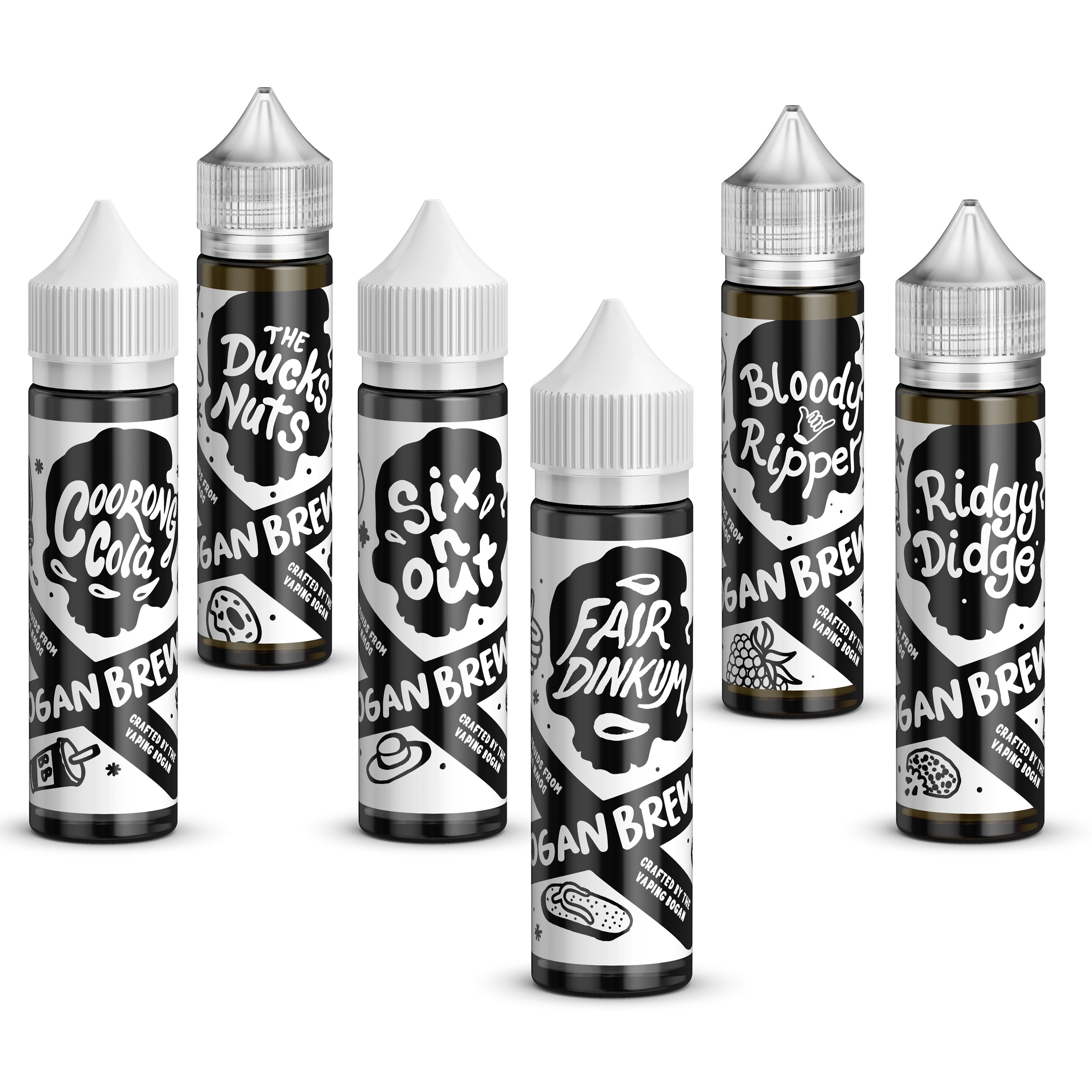 Bogan Brews Collection (6 x 60mL bottles) - Vapoureyes