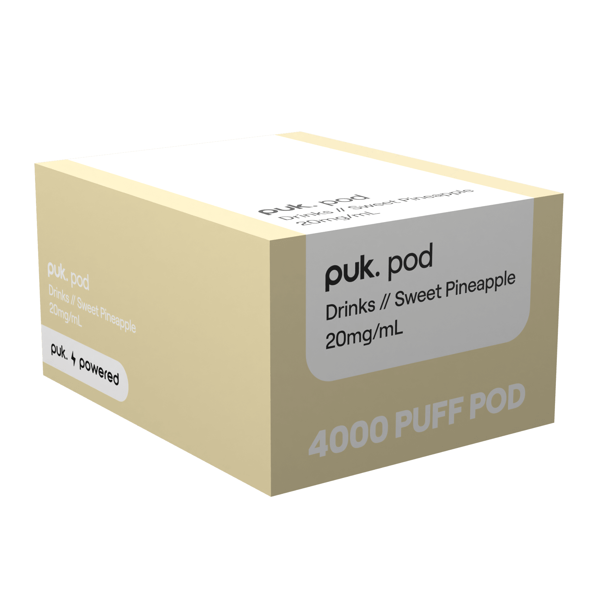 Drinks - puk. Pod Carton - Sweet Pineapple
