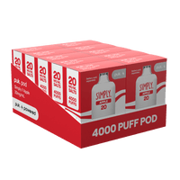 Simply - puk. Pod Carton - Apple - Vapoureyes