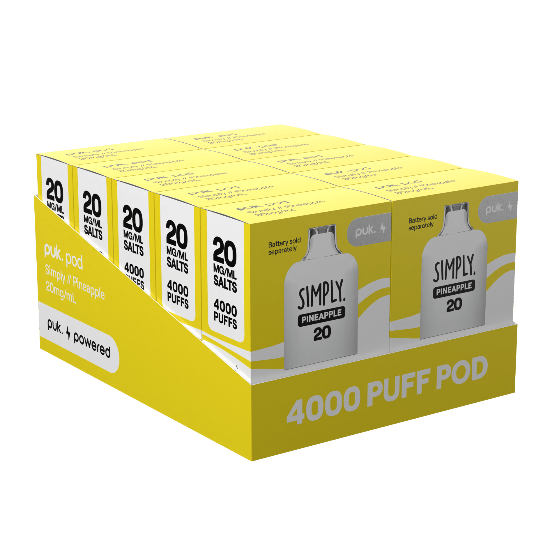 Simply - puk. Pod Carton - Pineapple
