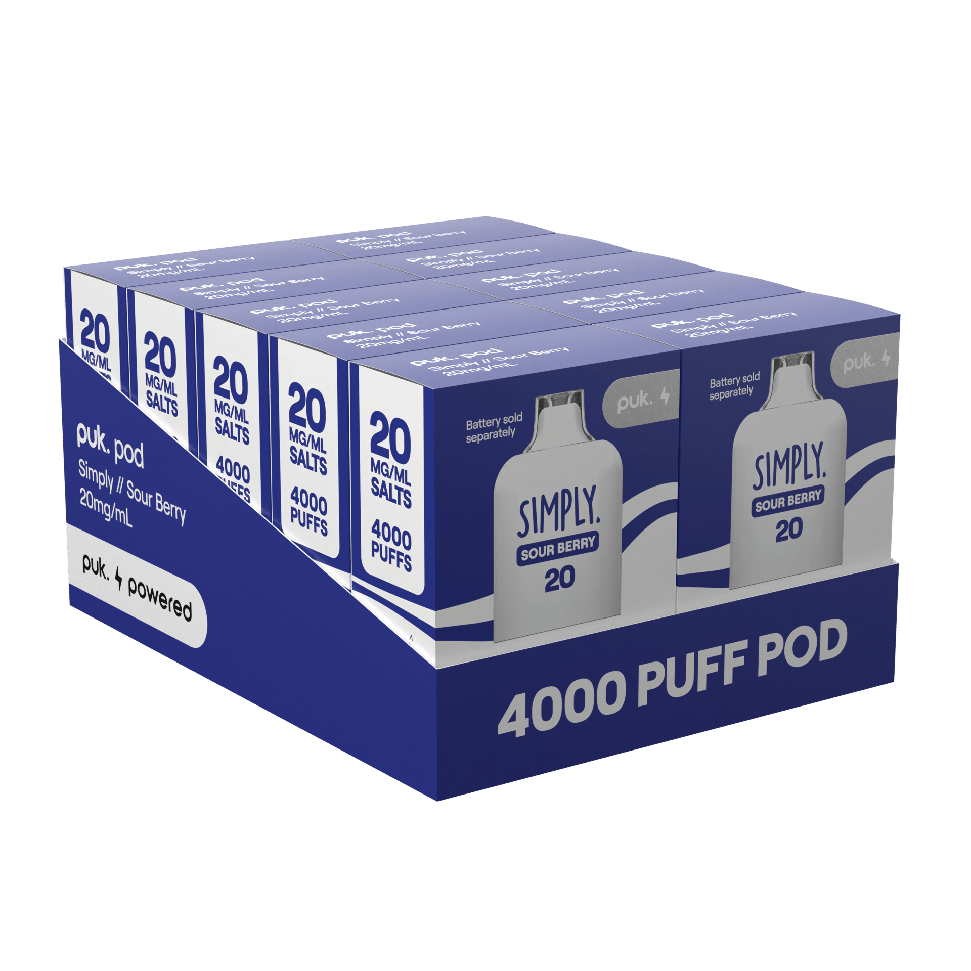 Simply - puk. Pod Carton - Sour Berry