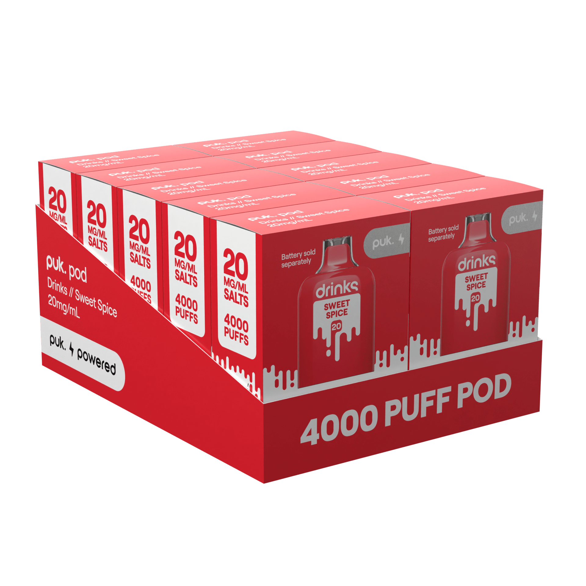 Drinks - puk. Pod Carton - Sweet Spice